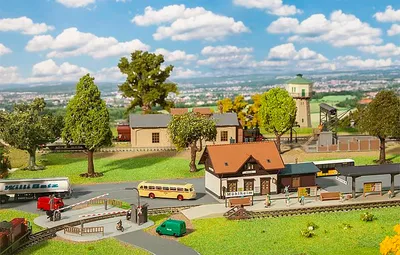 Obrázok produktu pre Faller 239001 Súprava železničnej stanice Mühlheim epocha II