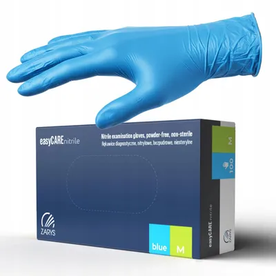 Produktbild von Nitrilhandschuhe Blue 100 Stück Blau Grösse M