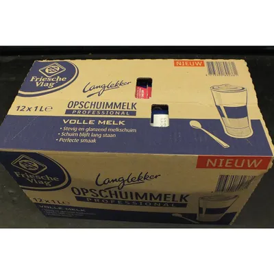 Produktbild von Friesche Vlag Aufschäumer-Milch 12 x 1l Karton Pack (Opschuimmelk Professional)