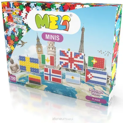 Immagine prodotto di Klocki Meli Minis Bandiere 700szt
