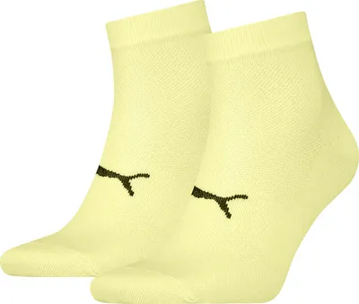 Produktbild von 2er Pack PUMA Sport Light Quarter Socken Uni yellow 43-46