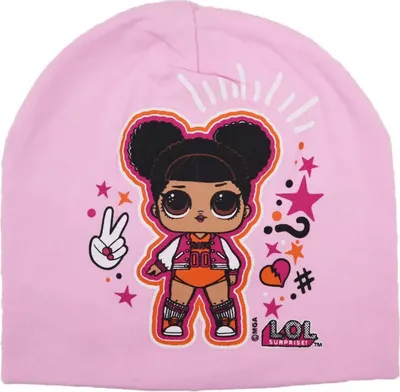 Produktbild von LOL Surprise Cheerleader - Kinder Herbst Mütze Wintermütze – Rosa / 52 cm