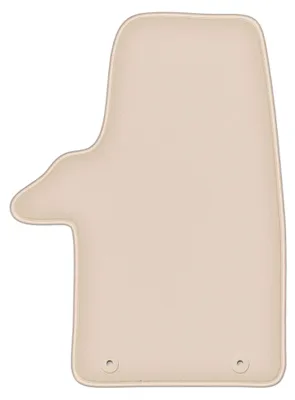 Produktbild von DURBAN Beige Velours-Fahrerfußmatte für Volkswagen Transporter T5 Transporter (2003-2015)