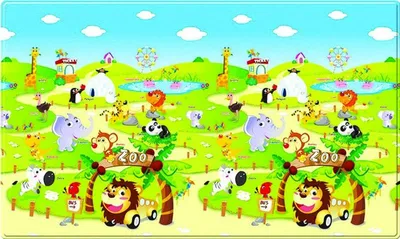 Zdjęcie produktu dla Dwinguler Zoo, Mata do zabaw dla niemowląt, Wielobarwny