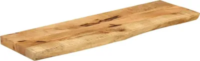 Immagine prodotto di vidaXL Piano da tavolo 100x20x2,5 cm bordo albero legno massiccio Legno di mango grezzo