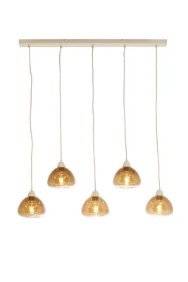 Produktbild von Light & Living - Hängelampe BISHO - 140x19x14cm - Braun