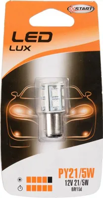 Produktbild von START PY21/5W Einzellampe 13 orange LEDs für Autolichter 12V 21/5W BAY15d