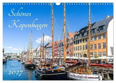 Produktbild von Schönes Kopenhagen (Wandkalender 2027 DIN A3 quer), CALVENDO Monatskalender
