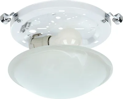 Produktbild von EGLO Deckenlampe Salome, 1 flammige Deckenleuchte klassisch, Wohnzimmerlampe, Küchenlampe in Chromfarben, Weiß, Flurlampe Decke mit E27, Ø 30 cm