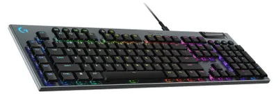 Produktbild von Logitech G G915 X, Kabelgebunden, USB, Mechanischer Switch, QWERTZ, RGB-LED, Schwarz