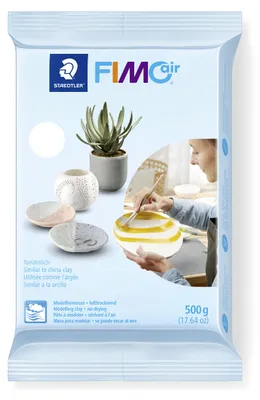 Produktbild von STAEDTLER FIMOair 8100 lufttrocknende Modelliermasse Einzelprodukt weiß, 500g