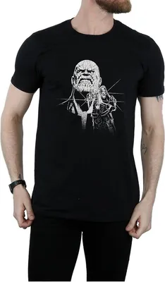 Produktbild von Avengers Infinity War - T-Shirt für Herren BI878 (M) (Schwarz)