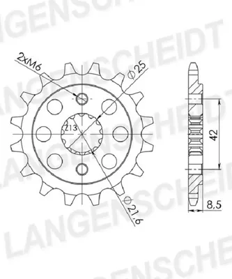 Produktbild von Ritzel Supersprox 520 - 13Z CST-512:13|feinverzahnt 21,6/25,0