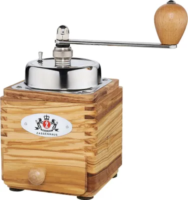 Produktbild von Zassenhaus Kaffeemühle MONTEVIDEO, Olivenholz 40241 4006528040241