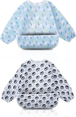 Imagen del producto de Bolsas impermeables para bebés con capucha, lavables, ideales para niños pequeños, con un compartimento de gran capacidad