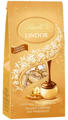 Produktbild von Lindt Lindor Kugeln Golden Caramel 100g