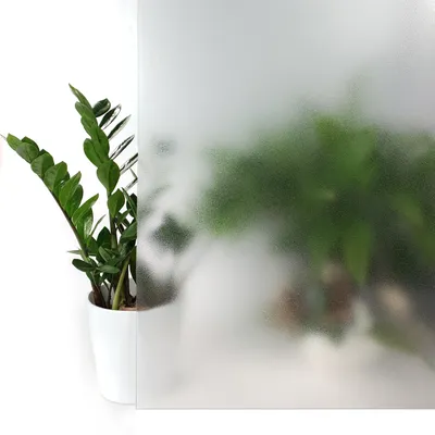 Produktbild von Selbstklebend Fensterfolie 67x50 cm - Frost Grob - Klebefolie Fenster Sichtschutz mit Dekor-Effekt - Sichtschutzfolie Fenster für mehr Privatsphäre und Lichtdurchlass im Bad oder Büro