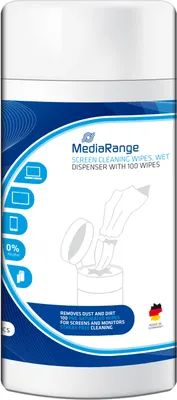 Produktbild von MediaRange Bildschirm Feuchttücher, Reinigungstücher, (100 Stück)
