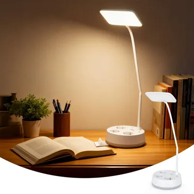 Produktbild von Aigostar Schreibtischlampe mit Stecker und Steckdosen