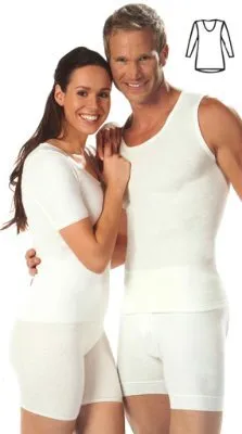 Produktbild von Damen-Hemd 1/1 Arm 40% Angora,o.Spitze natur Gr.XL(Peters),