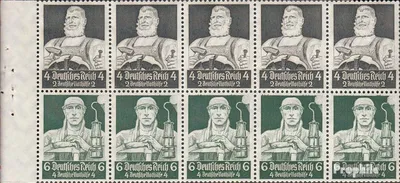 Produktbild von Briefmarken Deutsches Reich 1934 Mi Hbl101C postfrisch Berufsstände