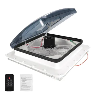 Obrázek produktu pro Ventilátor RV, dešťový senzor, dálkové ovládání, 3 rychlosti