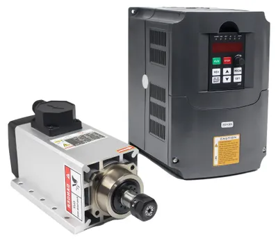 Obrázek produktu pro Vřetenový motor, výkon 3,5 kW, vzduchem chlazený, PŘIDAT VFD, 220 V