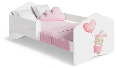 Immagine prodotto di Lettino per bambini con materasso Fala, dimensioni 140x70 - Modello Bunny