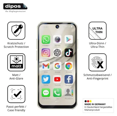 Image de 4x Film de protection d'écran pour Longben XS19 Pro protecteur antireflet dipos