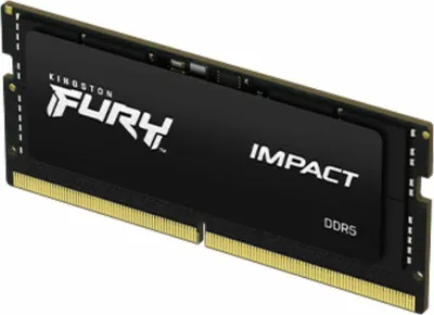 Imagen del producto de Kingston FURY Impact - DDR5 - Kit de memoria - 32 GB: 2 x 16 GB - SO DIMM de 262 pines - 4800 MHz / PC5-38400 - CL38 - 1.1 V - sin búfer - con ECC integrado