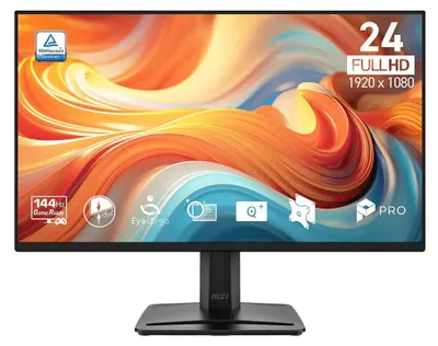 Produktbild von MSI Pro MP245 E14VL, 60,5 cm (23.8"), 1920 x 1080 Pixel, Full HD, LCD, 4 ms, Schwarz