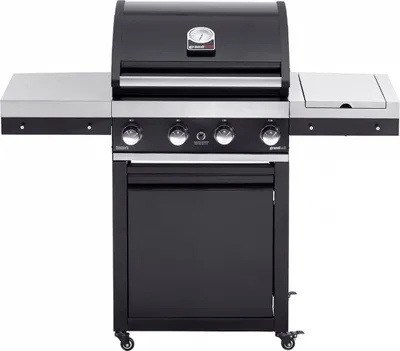 Produktbild von Grandhall Gasgrill Premium G4 Trolley 14 kW 4 Brenner, 1 Seitenbrenner K04000331A