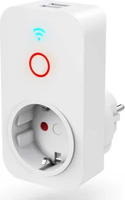 Produktbild von Hama Smarte Steckdose 2x USB-A, WLAN