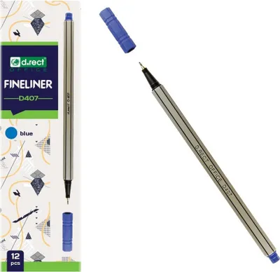 Obrázek produktu pro Liner D407 Modrý 12Kusů