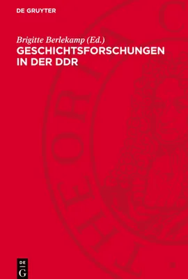 Produktbild von Geschichtsforschungen in der DDR