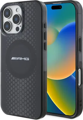 Produktbild von AMG iPhone 16 Pro Back cover case - Magsafe double layer - Black