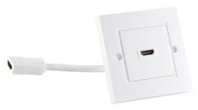 Produktbild von HDMI Wanddose 1xHDMI Buchse mit Kabelverlängerung