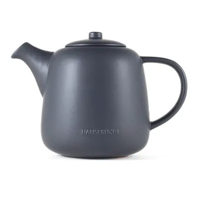 Immagine prodotto di Teiera in porcellana Hanseküche (1,3 litri) - Teiera di alta qualità con inserto in acciaio inossidabile 304 - Teiera in Vetroceramica di design per tè e bustine di tè (porcellana)