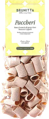 Produktbild von Brunitta - Paccheri aus Hartweizen Senatore Cappelli - Bronzegezogen - Langsam getrocknet - 6 x 500 g
