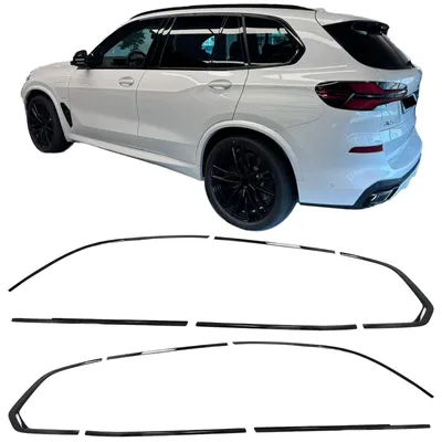 Für BMW X5 G05 ab 2018- Shadow Line Zierleisten Fensterleisten Schwarz Glanz in der Farbe Schwarz von Carparts-Online GmbH