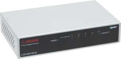 Immagine prodotto di Switch Gigabit Longshine, 5 porte, LCS-GS7105-E Metall