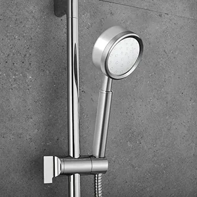 Immagine prodotto di Soffione universale ad alta pressione - Doccia a risparmio idrico - 1 pezzo - Acciaio inox