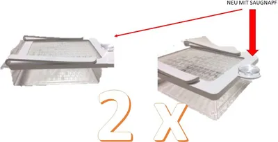 Produktbild von 2-er Kühlschrank Lagerung  KühlschrankSchublade Organizer Hängen Transparent Box LagerungNoch keine Bewertung