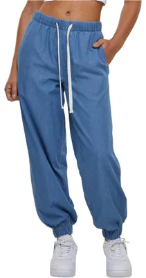 Imagen del producto de Urban Classics, pantalones deportivos para mujer, modelo "Ladies Light Denim", pantalones de chándal casual
