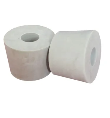 Produktbild von Konischer Gummistopfen grau 45/38 mm, lebensmittelecht, mit 17 mm Bohrung