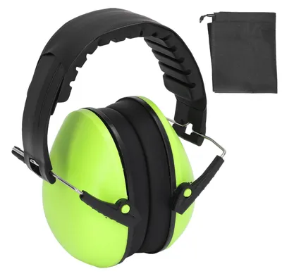 Immagine prodotto di Protezioni per le orecchie, cuffie antirumore con NRR 21 dB, ideali per il tiro sportivo, colore verde