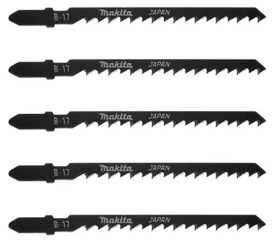 Image de Lot de 5 Lames pour scie sauteuse MAKITA A-85690 pour bois
