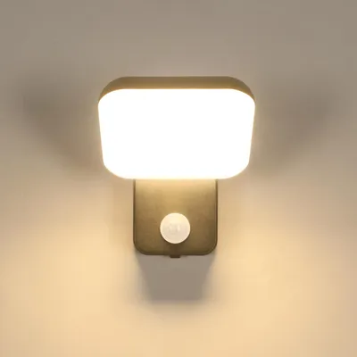 LED Außen-Wandleuchte 16W mit Bewegungsmelder IP65 3000K