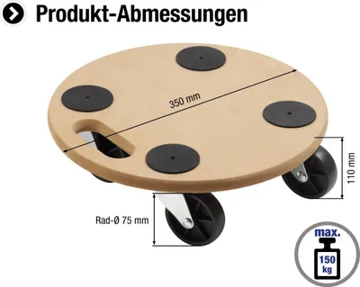 Zdjęcie produktu dla Platforma Meister Ø 35 cm 150 kg