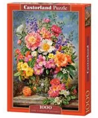 Produktbild von Castorland 1000 Piece Jigsaw Puzzle, June Flowers in Radiance, Flower and Plants Puzzle, Painting Puzzle, Adult Puzzles, Castorland C-103904-2